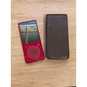 FOR PARTS/REPAIR Red Microsoft Zune 1124 4Gb Mp3 player
